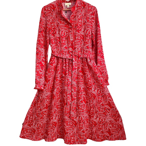 The Korner Long Sleeve Maxi Dress Lace Details New - Picture 1 of 6